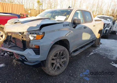 2025 Chevrolet Silverado 1500 4Wd Short Bed Custom Trail Boss from USA, damaged, VIN 3GCPKCEK2SG146693